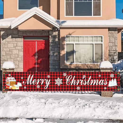 Merry Christmas Decoration Banner