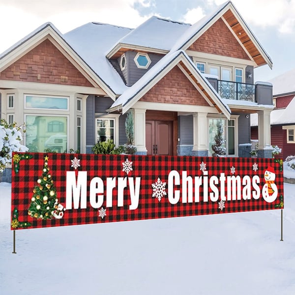 Merry Christmas Decoration Banner