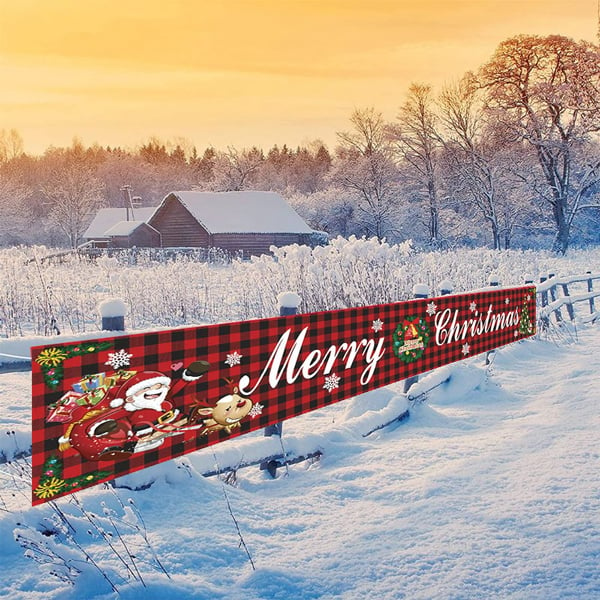 Merry Christmas Decoration Banner