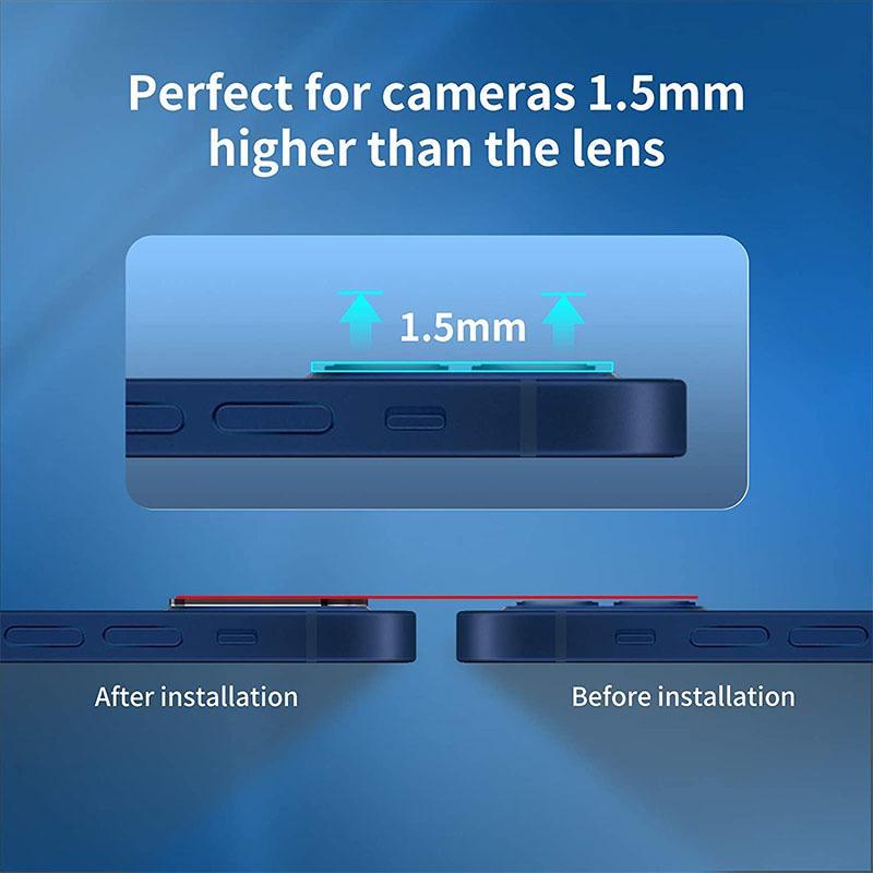 Metal Anti-Shock Camera Protector Films For iPhone