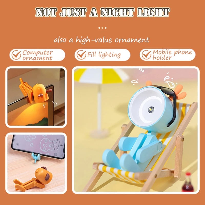 Mini Cute Pet Night Light (With Battery)