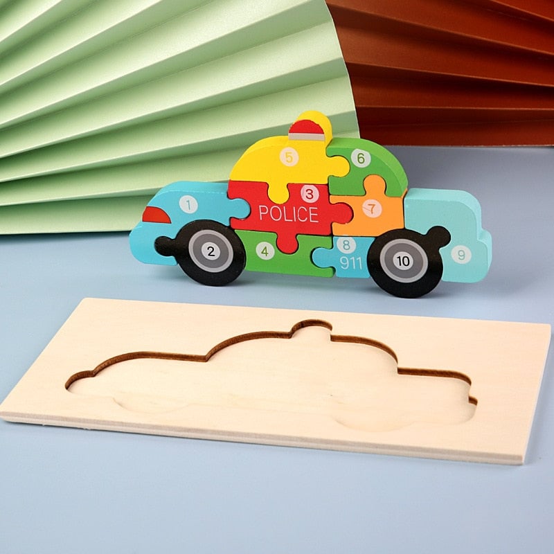 Montessori Wooden Toddler Puzzles