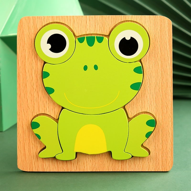 Montessori Wooden Toddler Puzzles