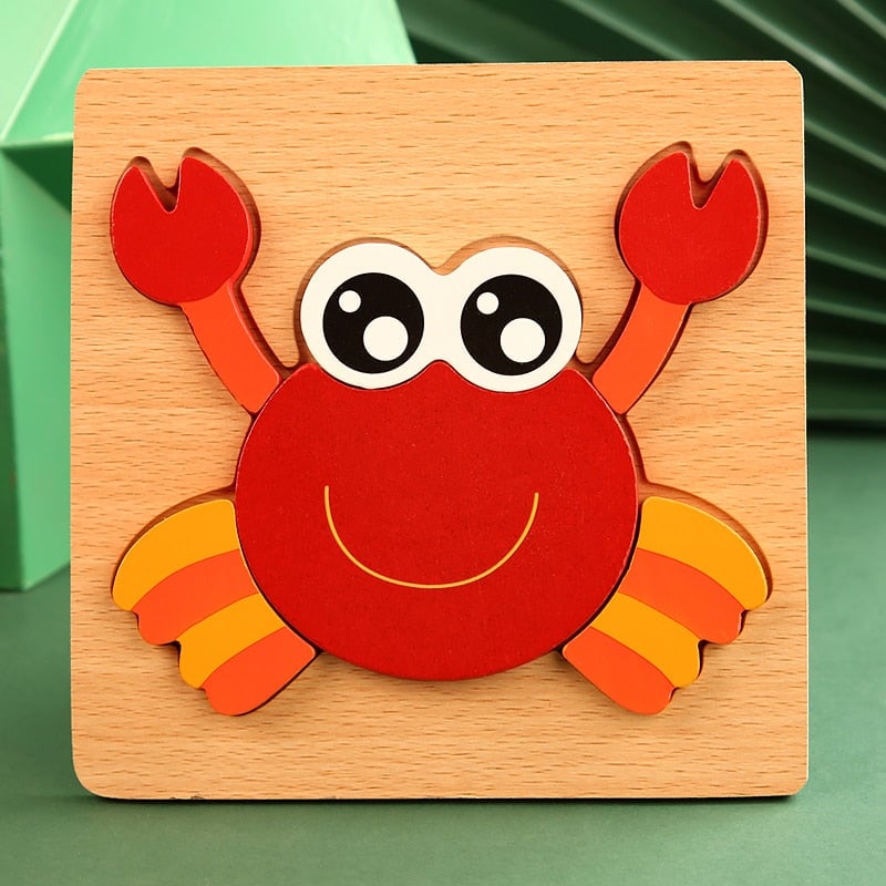 Montessori Wooden Toddler Puzzles