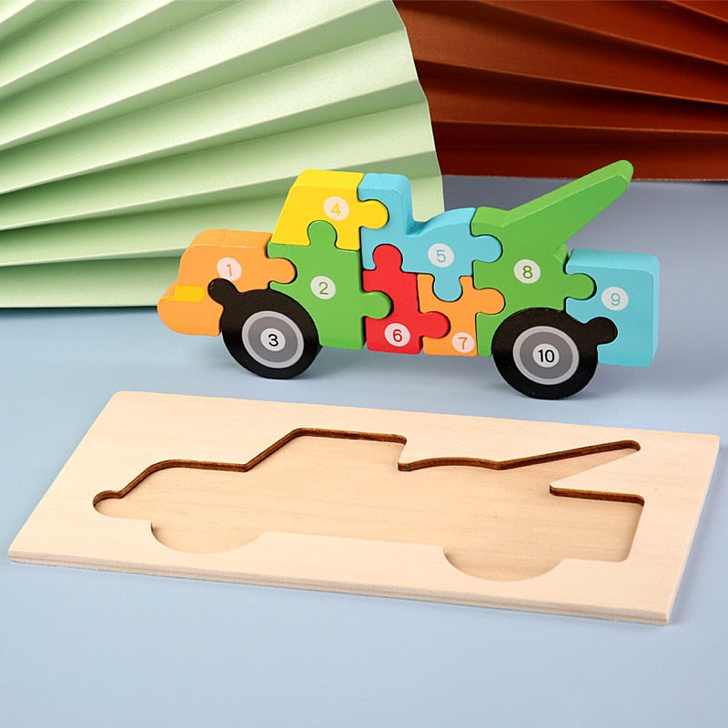 Montessori Wooden Toddler Puzzles