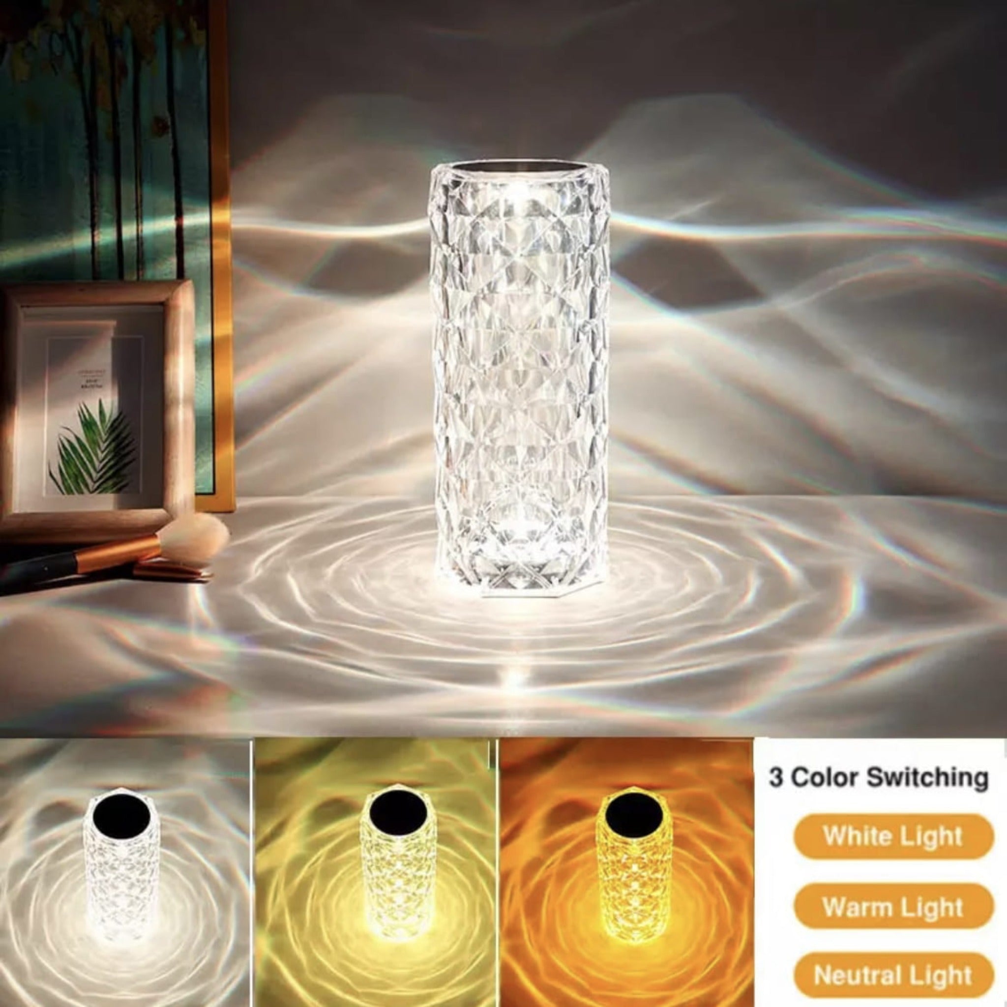 Moodlight Crystal Lamp