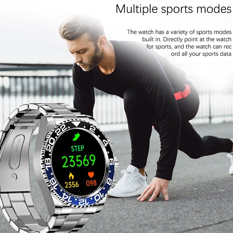 Multifunctional Bluetooth Talk Men's Casual Smart Watch