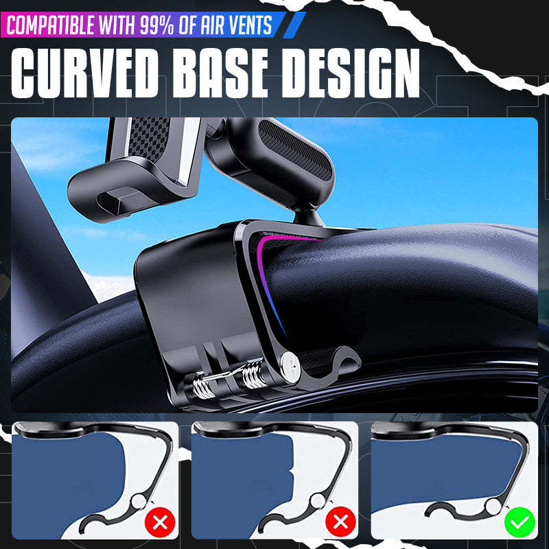 MULTIFUNCTIONAL CAR DASHBOARD MOBILE PHONE HOLDER