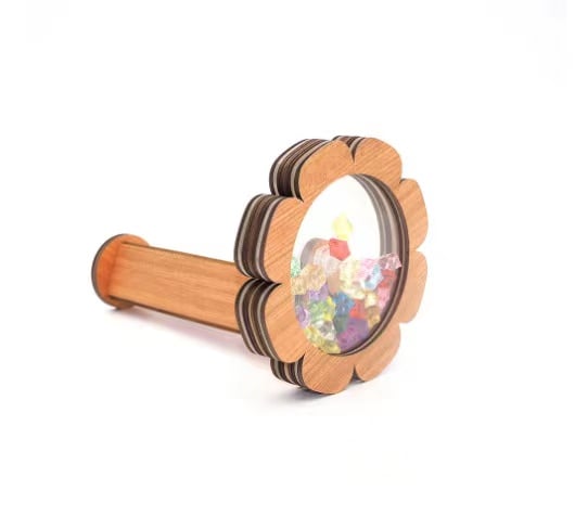 Natural Wood DIY Kaleidoscope