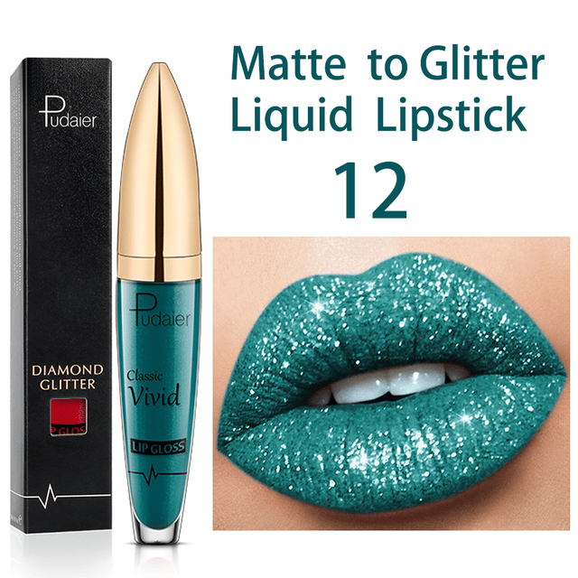 New Amazing Lip Art Ideas- Diamond Lip Gloss Matte To Glitter Liquid Lipstick Waterproof