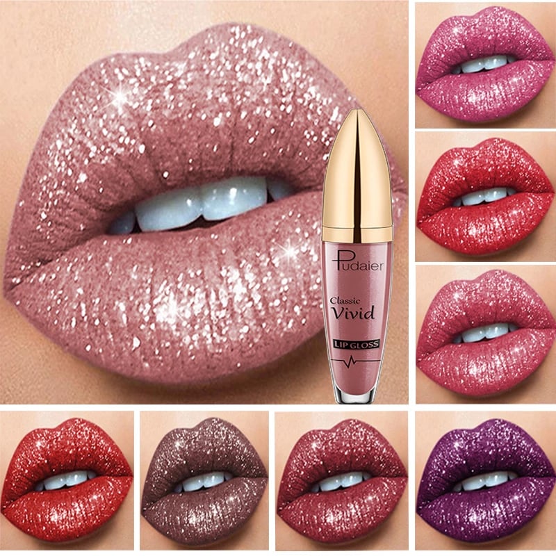 New Amazing Lip Art Ideas- Diamond Lip Gloss Matte To Glitter Liquid Lipstick Waterproof