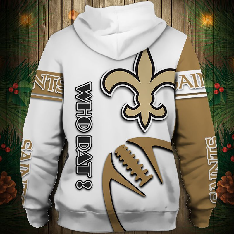 NEW ORLEANS SAINTS 2022 NEW 3D GRAPHIC HOODIE