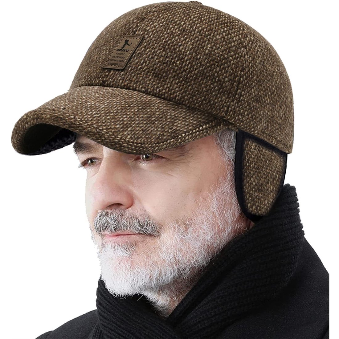 NEW YEAR 2023 SALE 49% OFF Men's Winter Baseball Cap - With Ear Muffs, Adjustable, thickened and warm