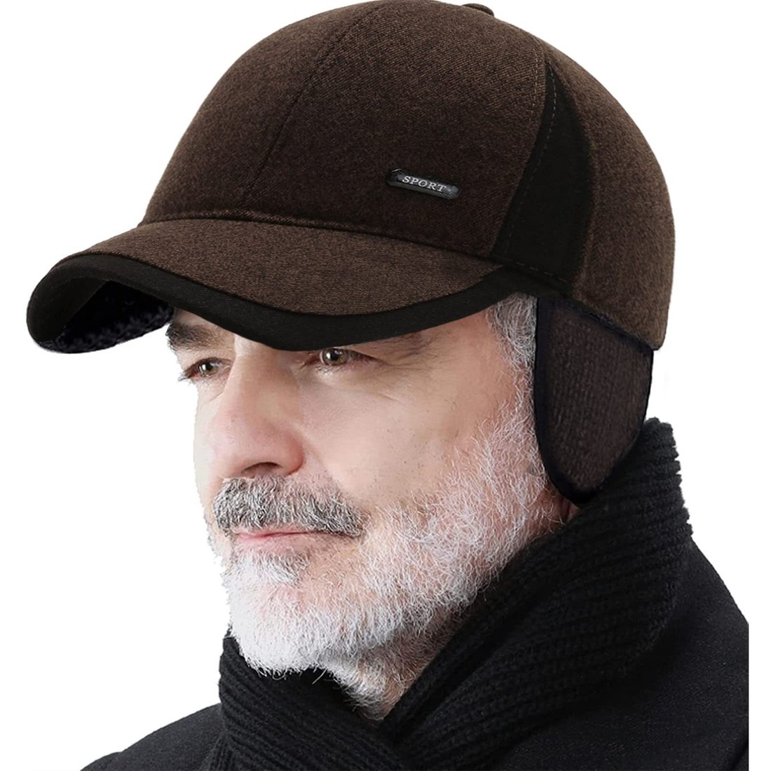 NEW YEAR 2023 SALE 49% OFF Men's Winter Baseball Cap - With Ear Muffs, Adjustable, thickened and warm