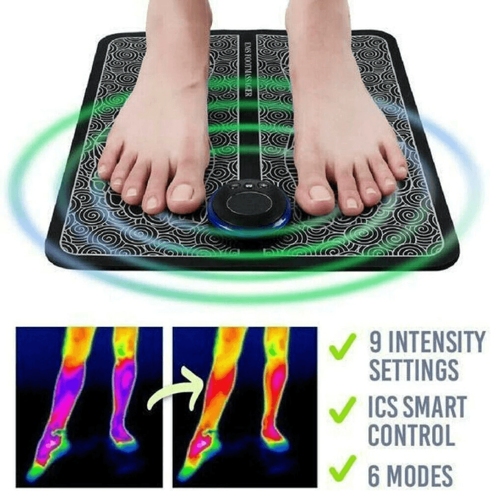 NEW YEAR 50% OFF - EMS Acupoints Stimulator Massage Foot Mat