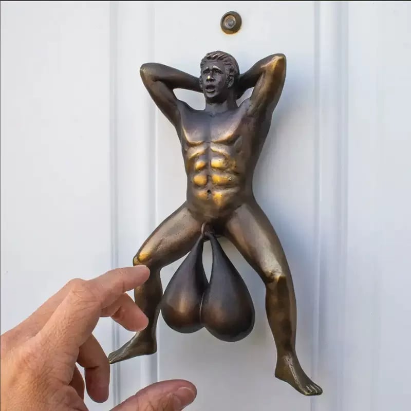 Novelty Door Knocking-Funny Prank Gift Door Hardware