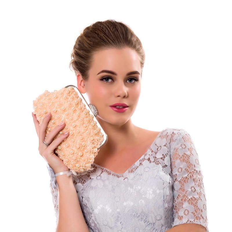 Pearl Beaded Wedding Clutch Bag