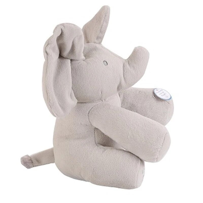 Peek A Boo Singing Elephant Plush Toy-49% OFF