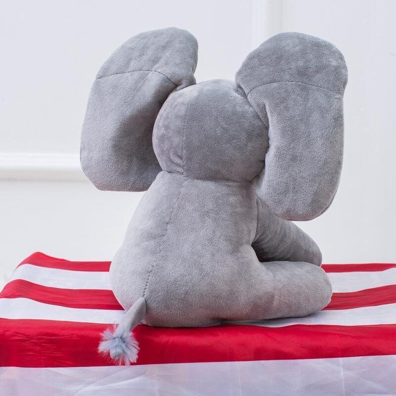 Peek A Boo Singing Elephant Plush Toy-49% OFF