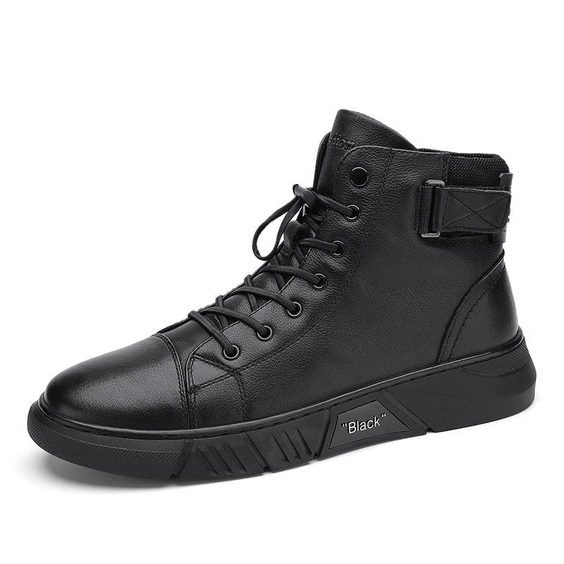 Pennyew Italian high-top casual Martin leather boots