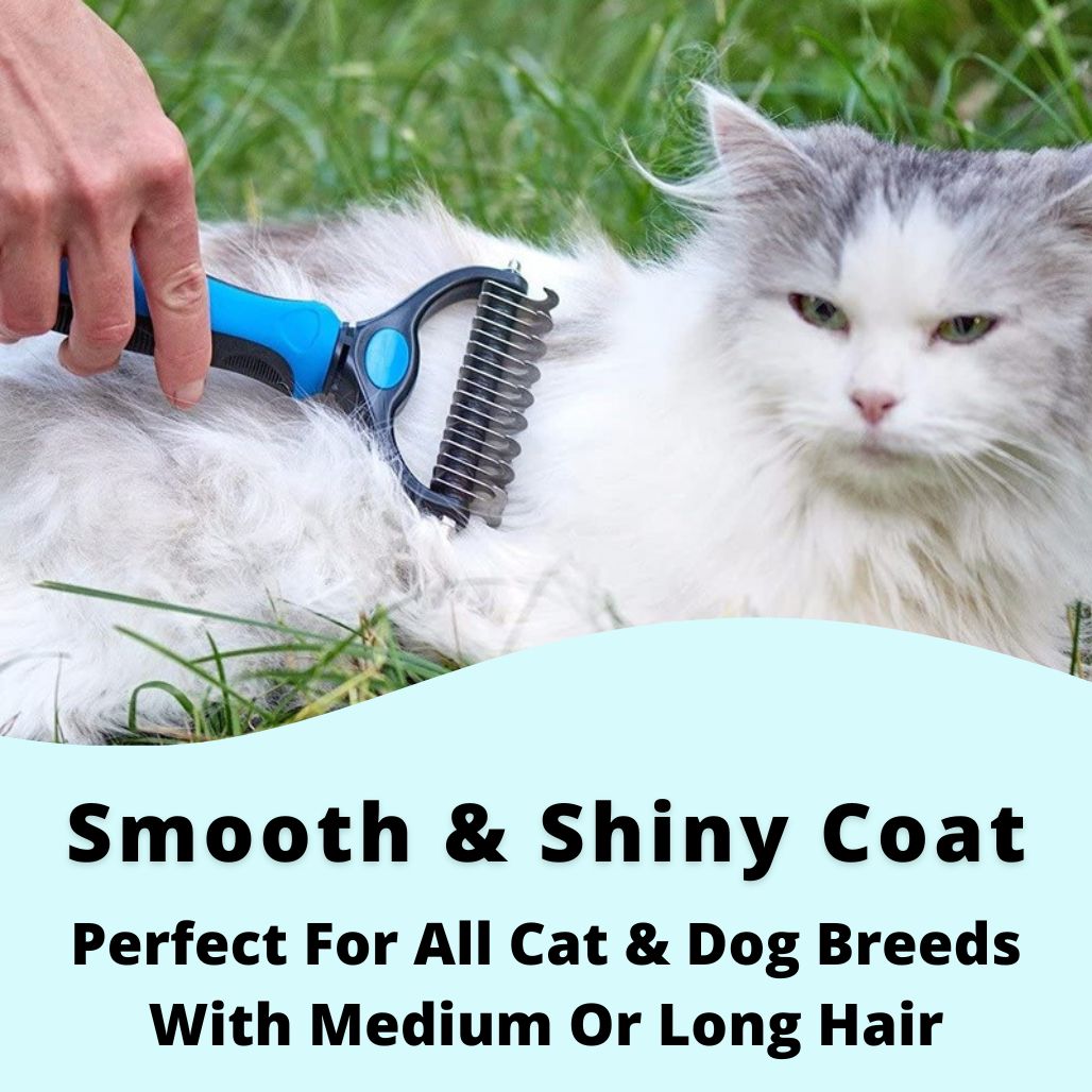 PetRake Professional Deshedding Tool For Dogs And Cats