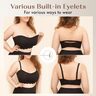 Plus size Sexy Strapless Invisible Push Up Bra