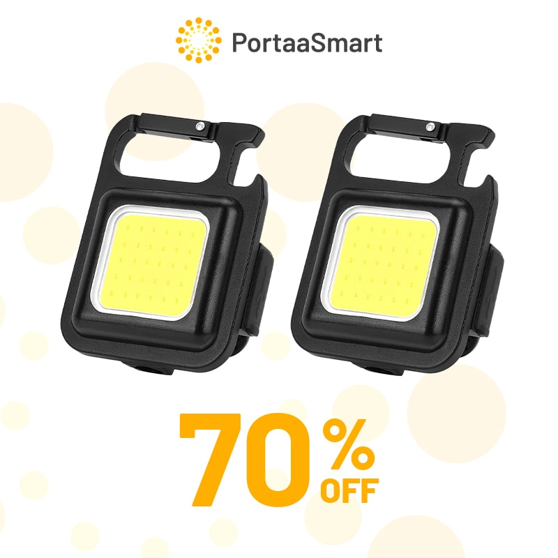 PortaaSmart - Cob Keychain Work Light (New Year Sale- 49% OFF)