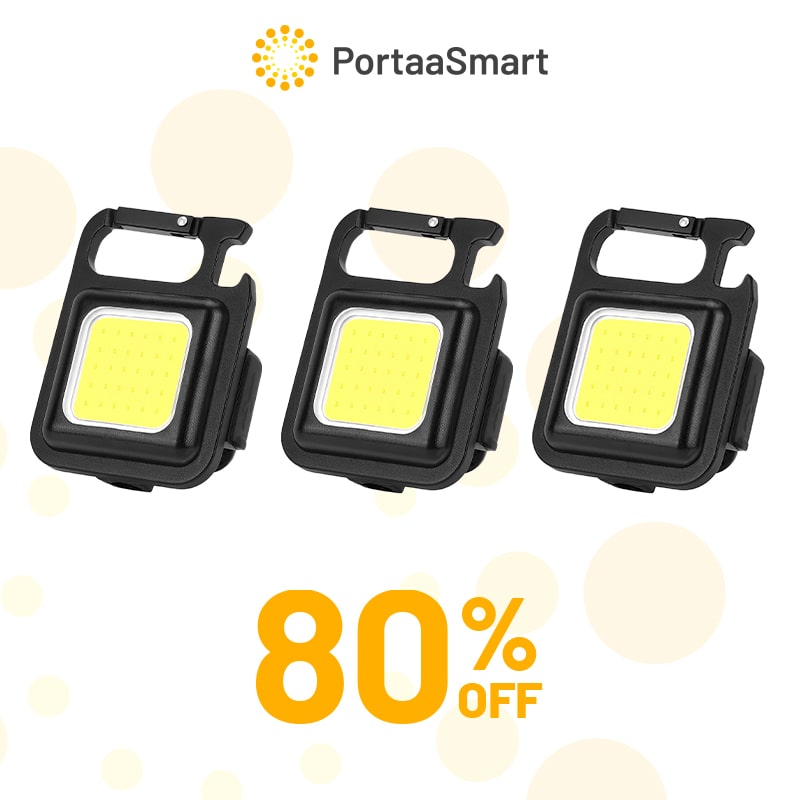 PortaaSmart - Cob Keychain Work Light (New Year Sale- 49% OFF)