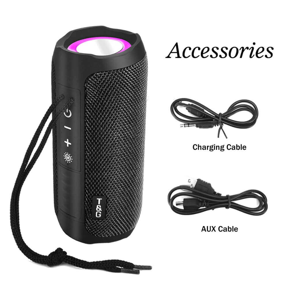 Portable Hifi Wireless Speaker Waterproof USB Bluetooth-compatible