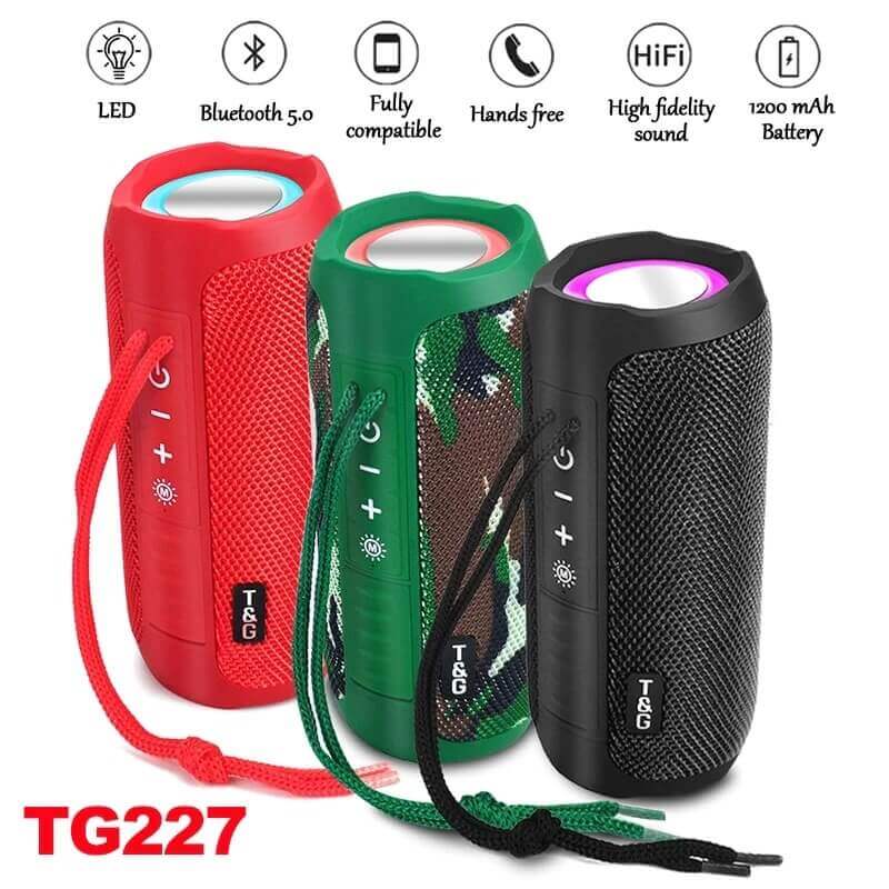 Portable Hifi Wireless Speaker Waterproof USB Bluetooth-compatible