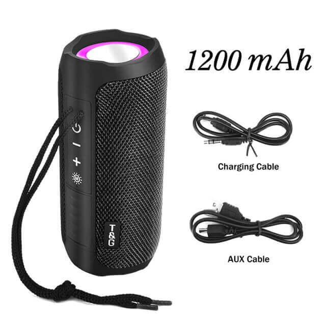 Portable Hifi Wireless Speaker Waterproof USB Bluetooth-compatible