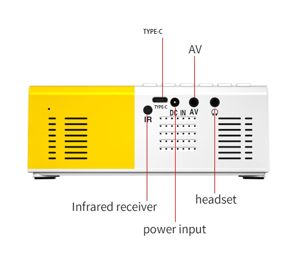 Portolike - Mini Home Projector