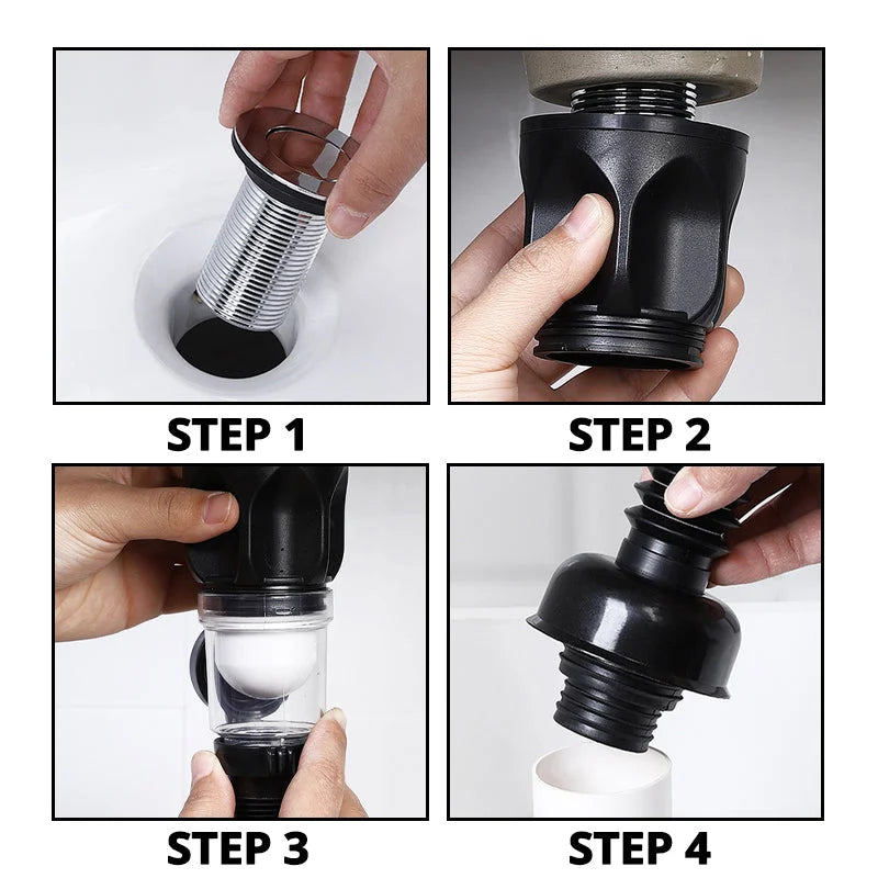 Pousbo® Telescoping Anti-odor Drain Pipe