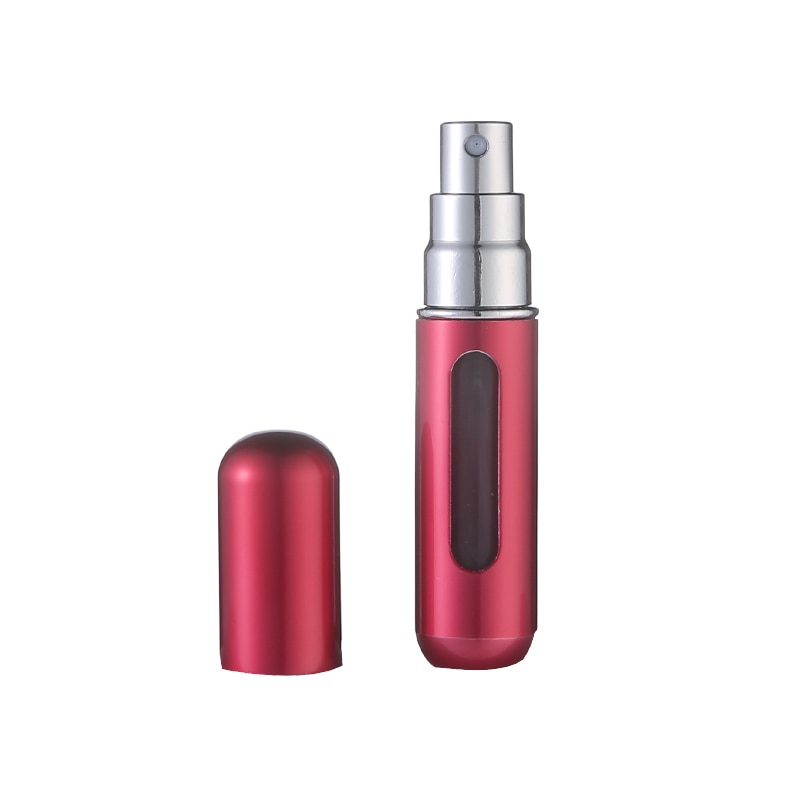 Premium Red - 5ml Portable Mini Refillable Perfume Bottle - Travel Spray Atomizer Bottle