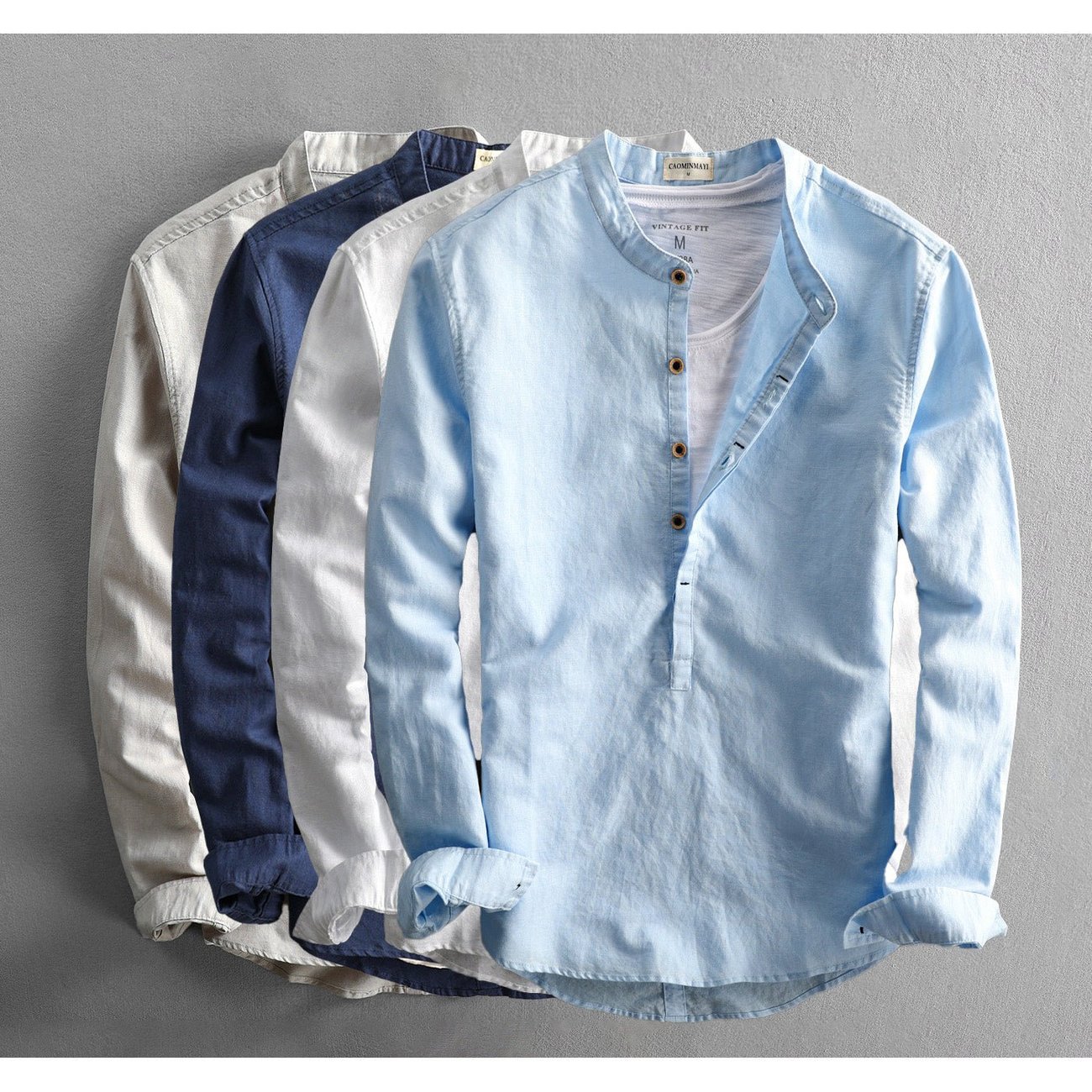 PROVENCE LONG SLEEVE LINEN SHIRT