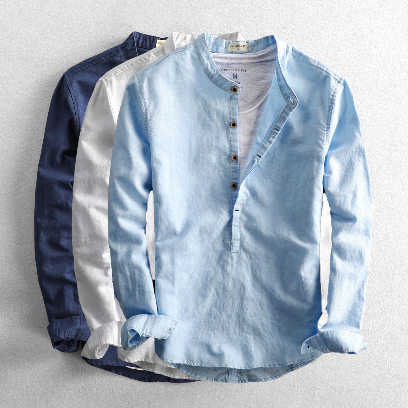 PROVENCE LONG SLEEVE LINEN SHIRT