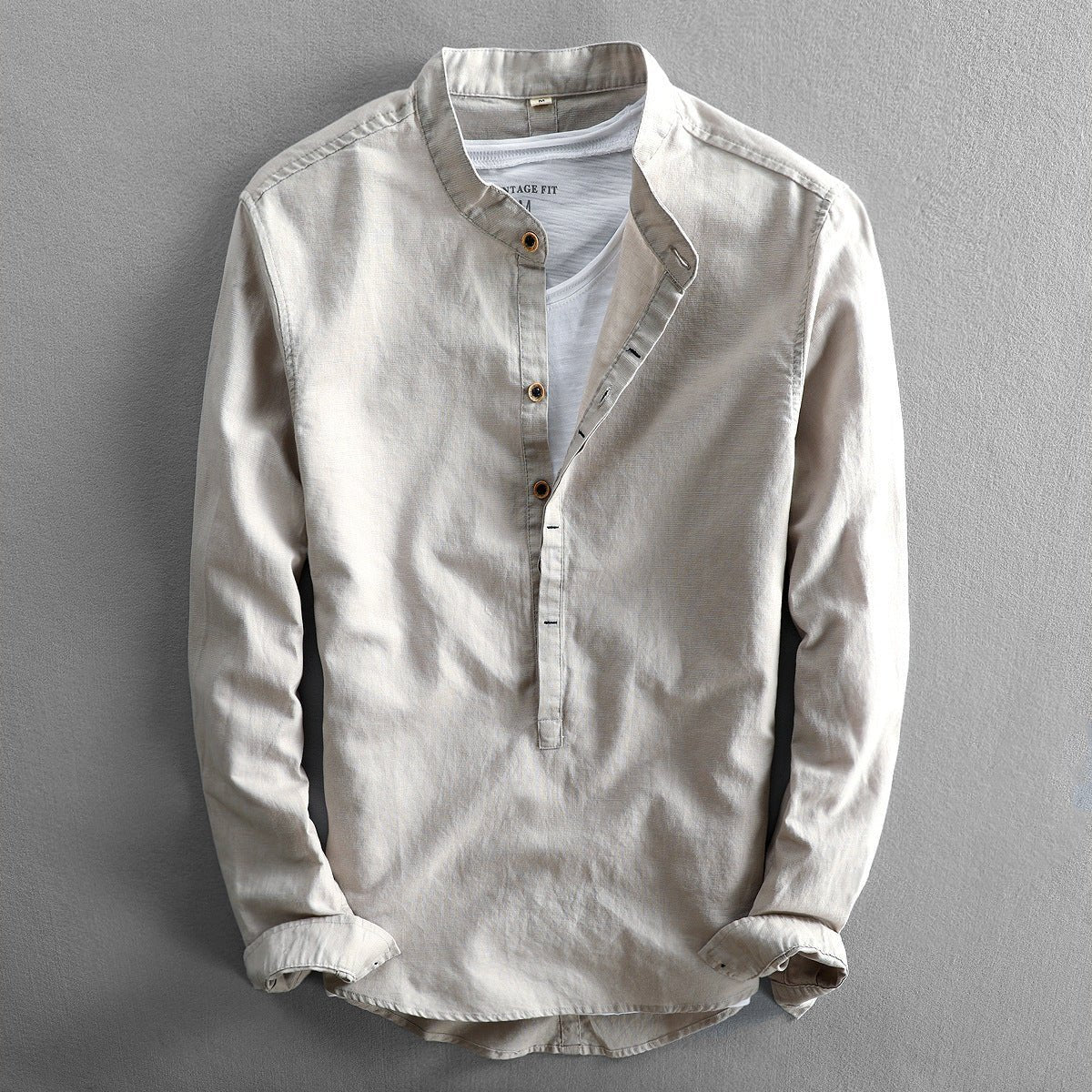 PROVENCE LONG SLEEVE LINEN SHIRT