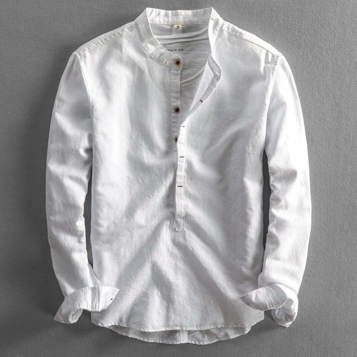 PROVENCE LONG SLEEVE LINEN SHIRT