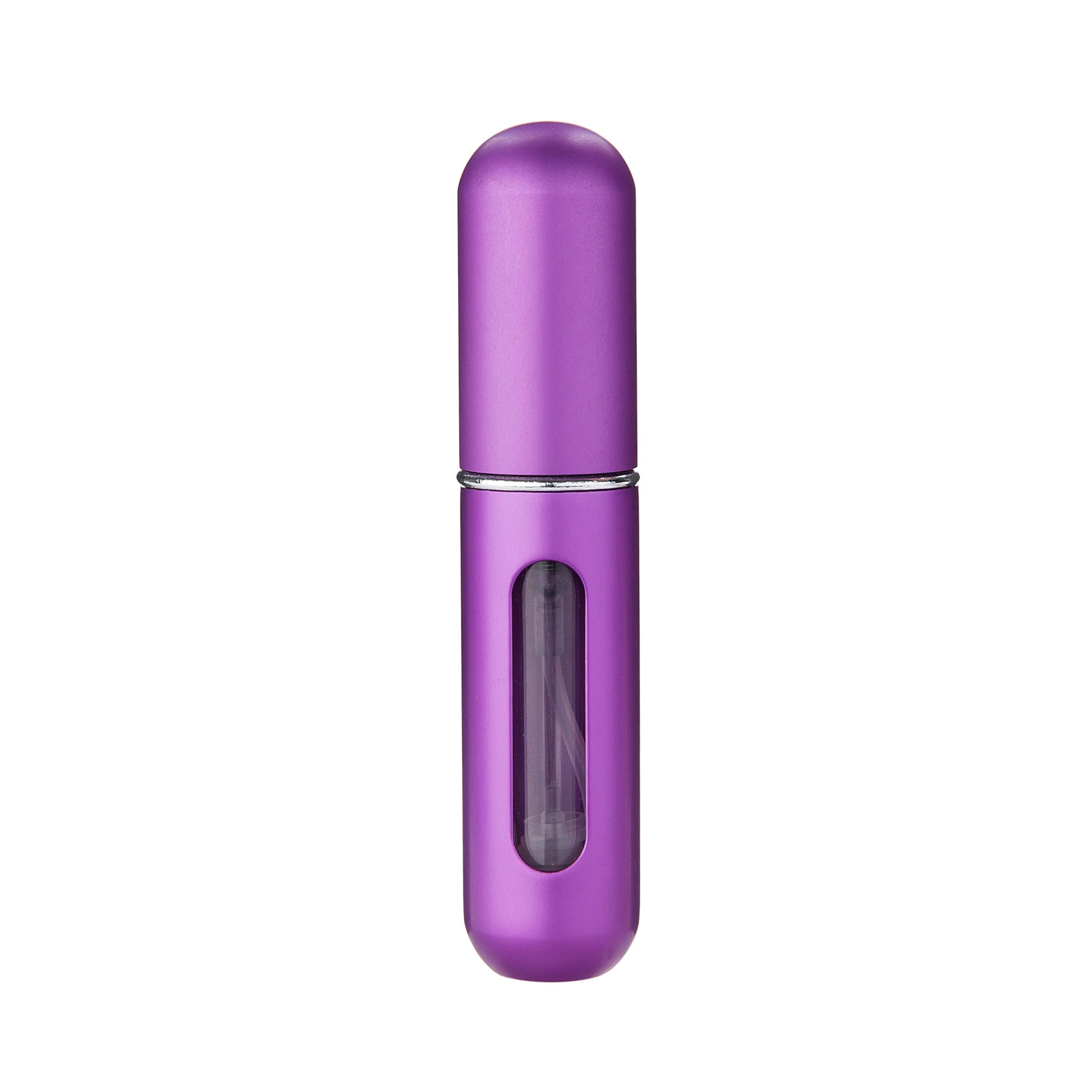 Purple - 5ml Portable Mini Refillable Perfume Bottle - Travel Spray Atomizer Bottle