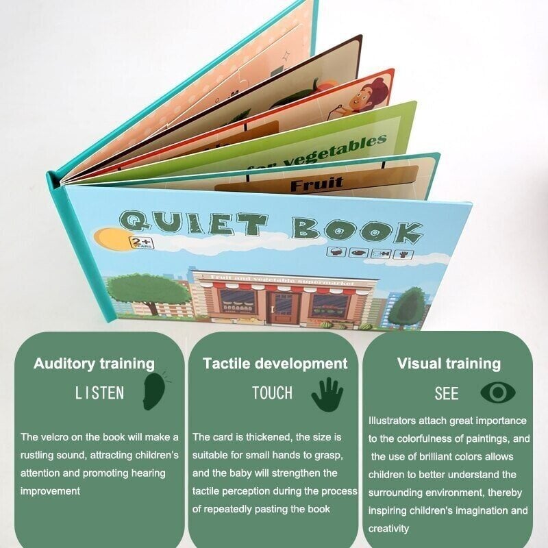 Quiet Book for Kids to Develop Learning Skills