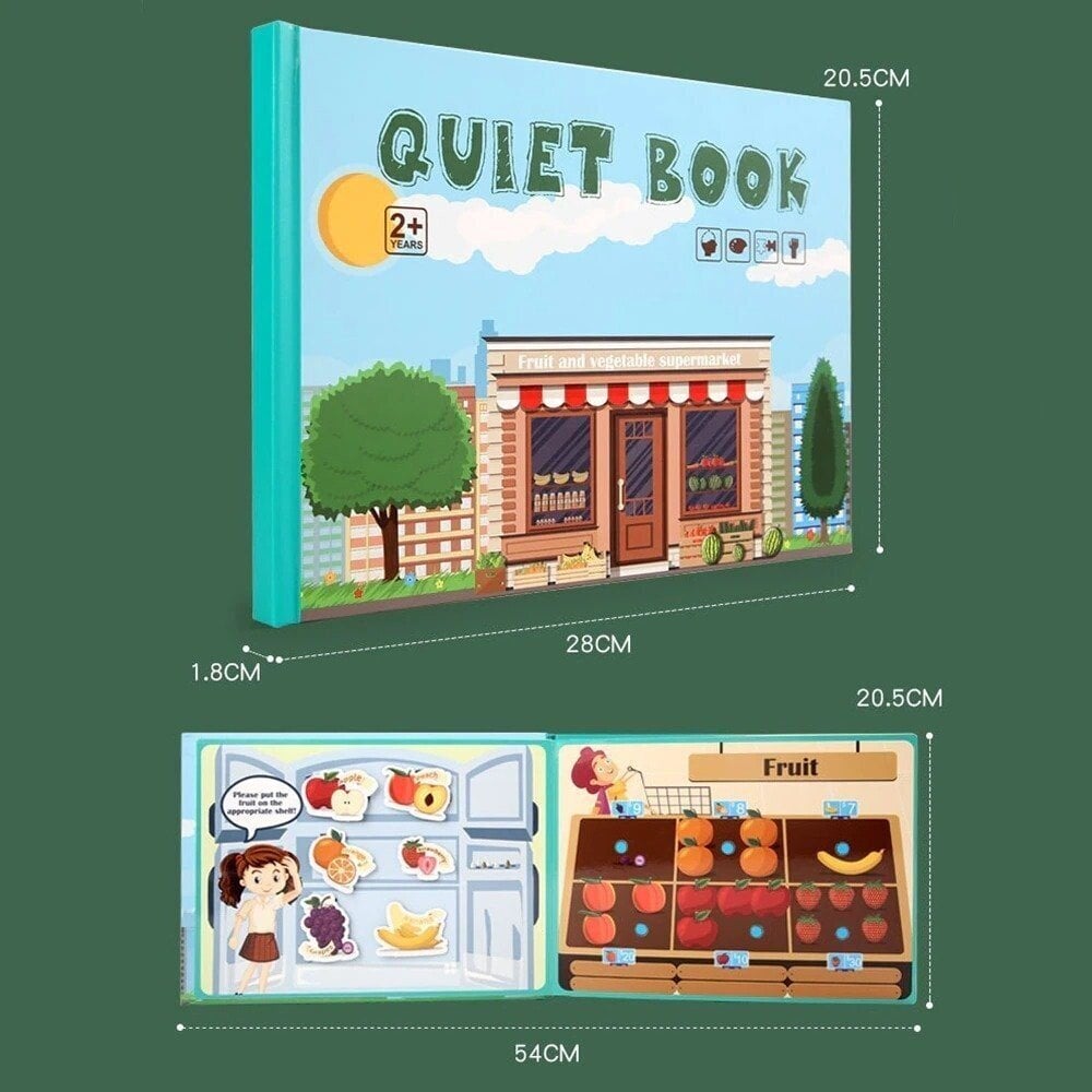 Quiet Book for Kids to Develop Learning Skills