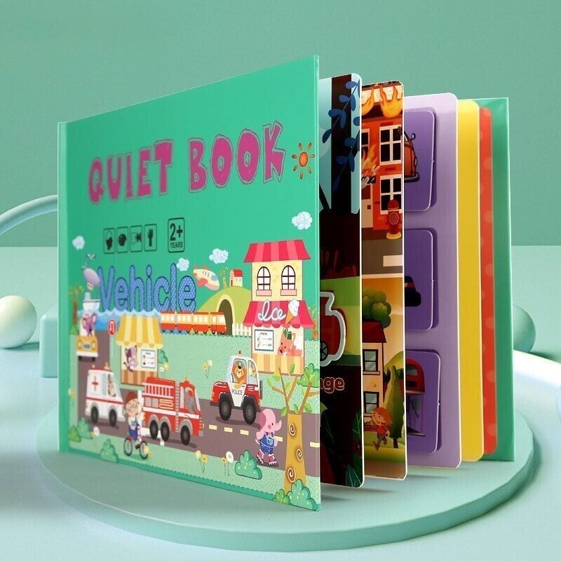 Quiet Book for Kids to Develop Learning Skills