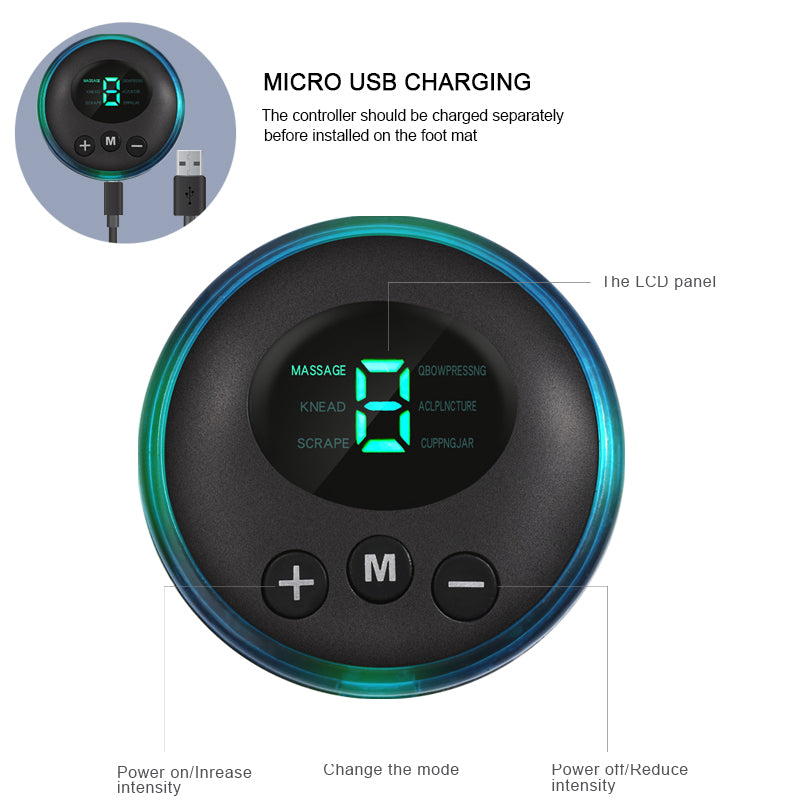 Relief-Right Electric EMS Foot Massager: Healing Therapy Care