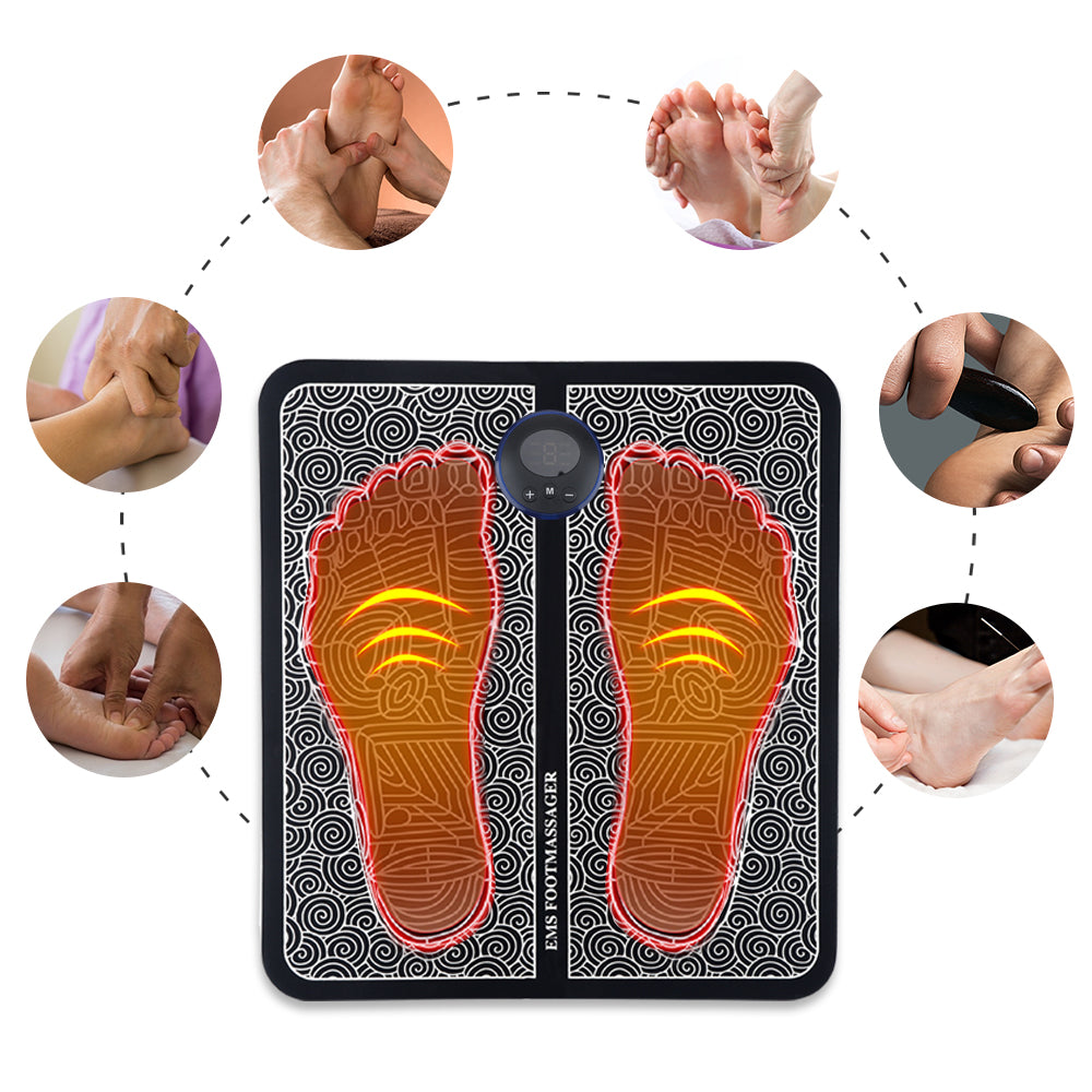 Relief-Right Electric EMS Foot Massager: Healing Therapy Care