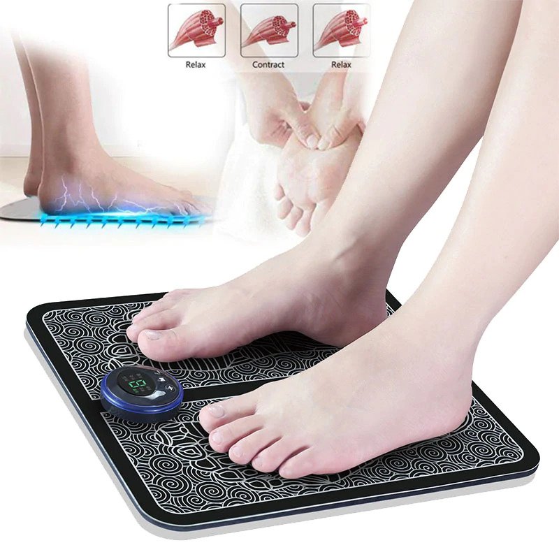 Relief-Right Electric EMS Foot Massager: Healing Therapy Care