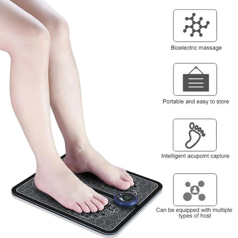 Relief-Right Electric EMS Foot Massager: Healing Therapy Care