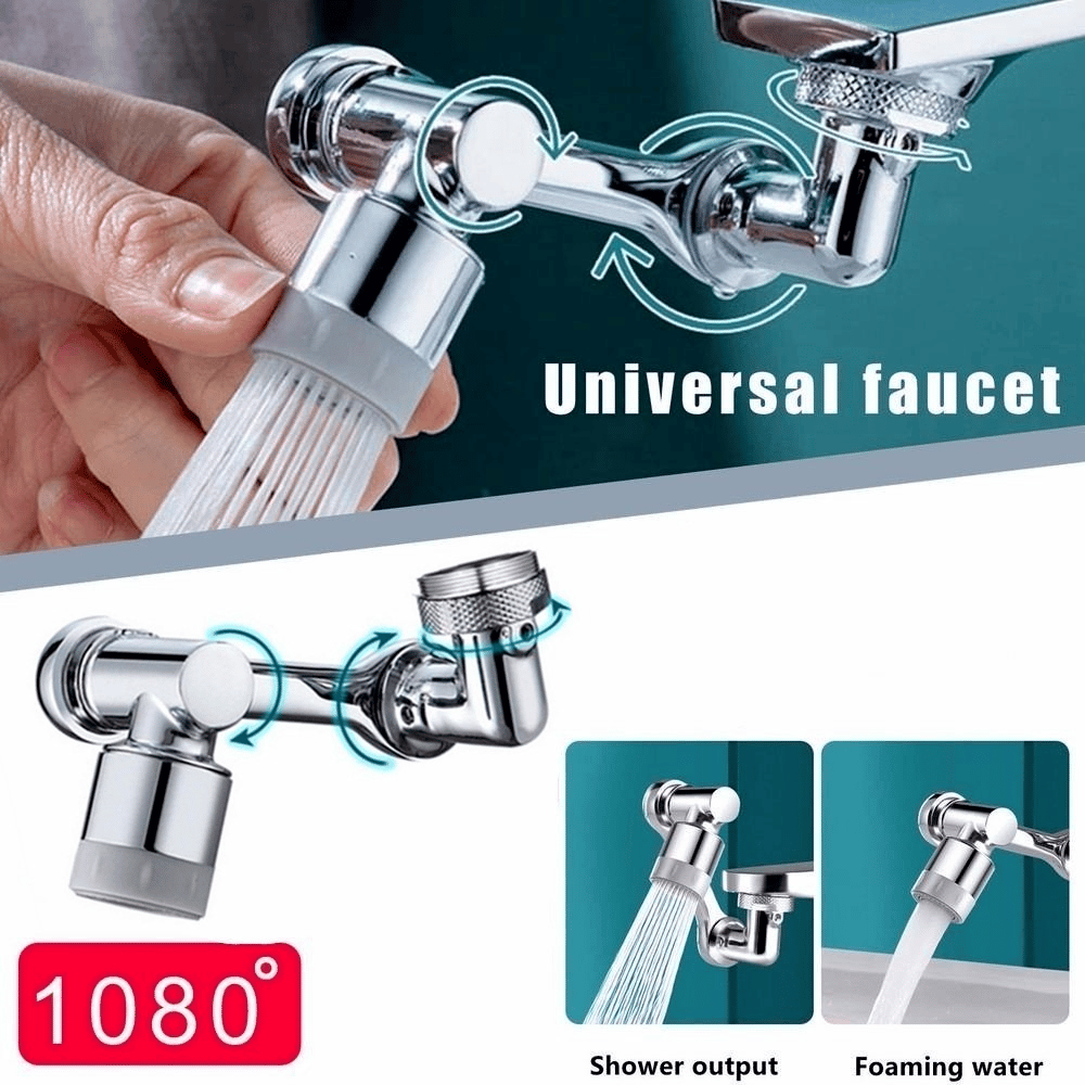 Rotating 1080° robotic arm faucet (universal model)