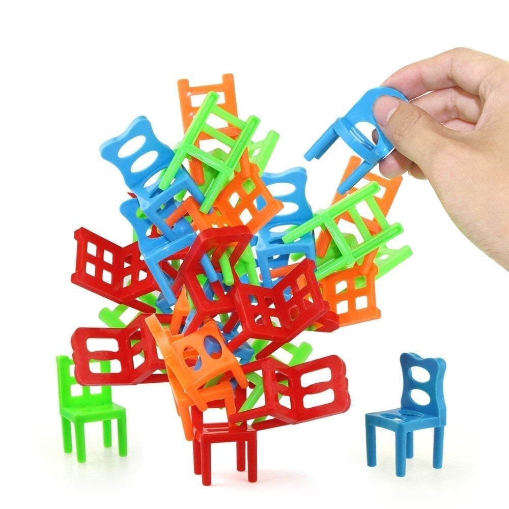 Sailorwholesale Chairs Stacking Tower Balancing Game