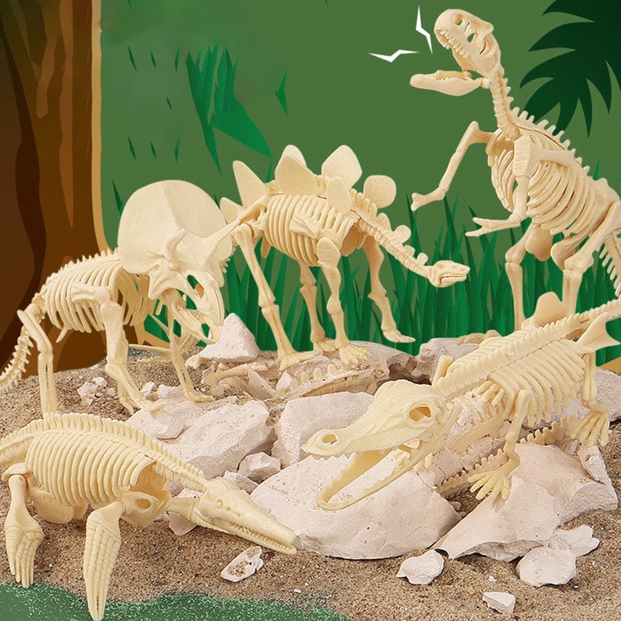 Sailorwholesale Great Educational Toy for Kids - 2022 New Arrival Dinosaur Fossil Digging Kit