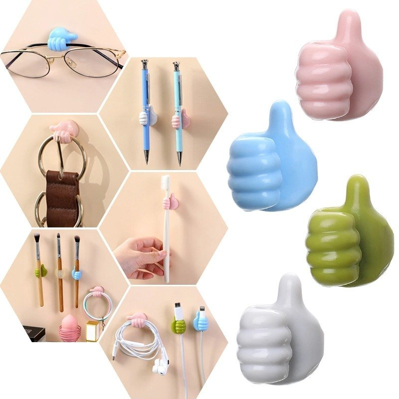 Sale- SAVE 48% OFF - 5 Pcs set Creative Thumbs Up Wall Hook- buy 5 get 5 free